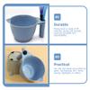 minkissy Hair Dye Mixing Bowl Set with Ergonomic Handle Portable 3.12 Inch Color Tint Bowls for Hair Salon and Home Diy Coloring view 4