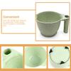 minkissy 2pcs Hair Dye Tools Color Mixing Bowls Color Bowls for Hair Salon Plastic Dye ful Mixing with Handle Kit Tinting view 4