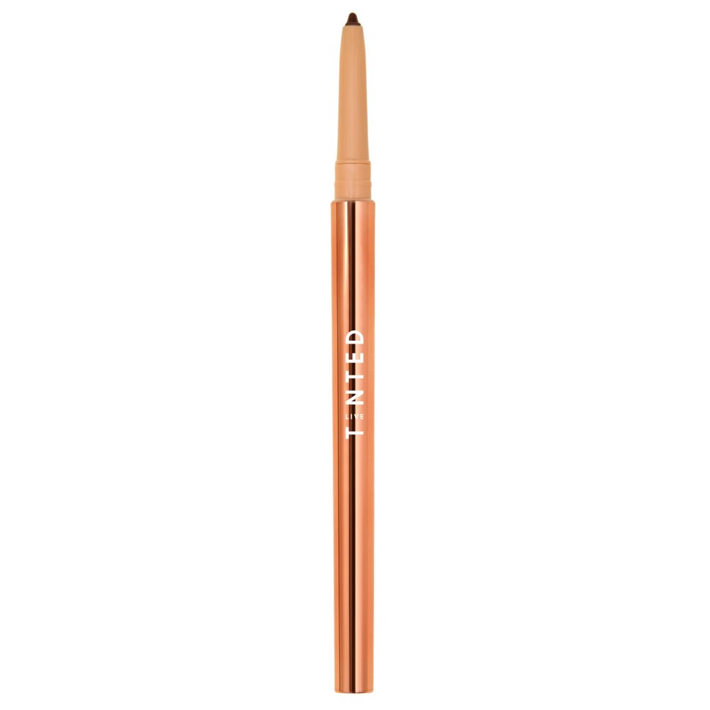 Live Tinted Hueliner Longwearing Pencil Eyeliner - Waterproof, Transfer-Proof, Long-Lasting Formula that Easily Glides On, High-Pigmented Pencil Eyeliner, 0.35g - Brown