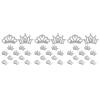 BIUDECO Hair Accessories Set: 36 Rhinestone Clips, Mini Tiaras, Crowns, Crystal Hairpins, Combs, Headbands, and Hair Hoops for Girls and Princesses view 1