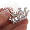 BIUDECO Hair Accessories Set: 36 Rhinestone Clips, Mini Tiaras, Crowns, Crystal Hairpins, Combs, Headbands, and Hair Hoops for Girls and Princesses view 3