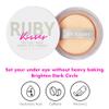 Ruby Kisses Instant Bake Undereye Powder - Vegan, Cruelty Free Powder for Brightening Eyes and Smudge-Free Makeup (Earth) view 4
