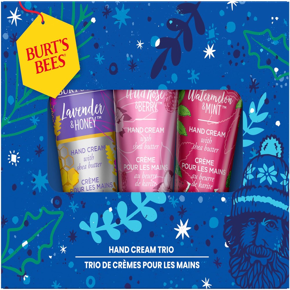 BURTS BEES Hand Cream Trio Holiday Gift Kit, 1 EA
