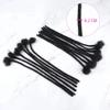 10 Inch 60 Strands Loc Extension Human Hair 0.2cm Thickness Natural Black Full Handmade Permanent Locs Can Be Dyed and Bleached for Women Men Kids Dreadlock Extensions Real Human Hair view 2