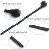 12 Inch 60 Strands Loc Extension Human Hair 0.2cm Thickness Natural Black Full Handmade Permanent Locs Can Be Dyed and Bleached for Women Men Kids Dreadlock Extensions Real Human Hair view 3