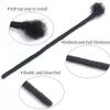 10 Inch 10 Strands Loc Extension Human Hair 0.2cm Thickness Natural Black Full Handmade Permanent Locs Can Be Dyed and Bleached for Women Men Kids Dreadlock Extensions Real Human Hair view 3