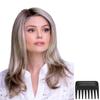 Miranda Lite Wig Color FS6/30/27 Toffee Truffle - Jon Renau Wigs 12.5" Straight Sophisticated Low Density Synthetic SmartLace Monofilament Part Women's Avg Cap Size Bundle MaxWigs Hairloss Booklet view 3