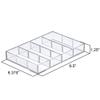 Amazing Abby - Soleil - Acrylic 4-Compartment Sunglass Organizer, Plastic Eyeglass Display Case, Transparent Jewelry Storage Tray, Clear Beauty Supply Holder, Great for Bedroom and Bathroom view 4