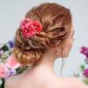 BBTO 21 Pcs Flower Hair Clip Rose Hair Clips Barrettes for Women Flower Accessories Boho Bride Claw Clip Hairpin Brooch Pin Headpiece for Wedding(Red Series) view 2