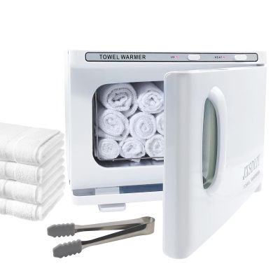 JXSDLIY Hot Towel Warmer for Salon Beauty Bathroom Hot Towel Cabinet 2-in-1 Personal 8L Small Capacity owel Warmers Spa, Upgrade Fast Heating Towel Heater Towel Steamer (8L, White)