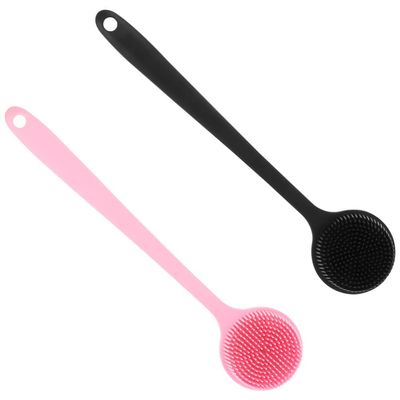 FRCOLOR 2pcs Body Scrubber Handle Lightweight Back Brush for Gentle Exfoliating Bath Brush for Deep Skin Cleansing