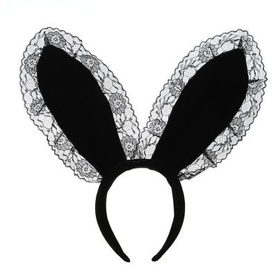 Rabbit ears Animal head clip Hair hoop Bunny girl sexy accessories COSPLAY beach party hair accessories