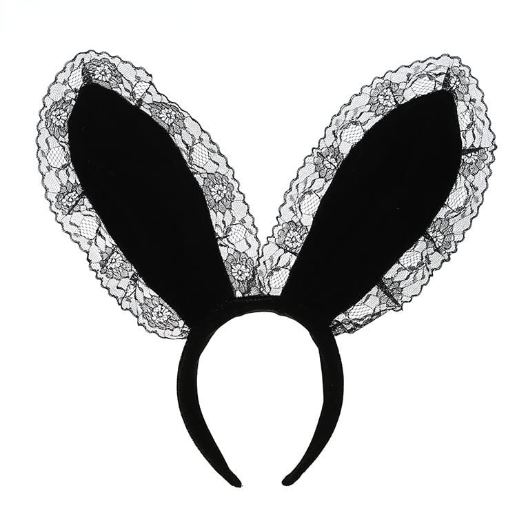 Rabbit ears Animal head clip Hair hoop Bunny girl sexy accessories COSPLAY beach party hair accessories