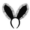Rabbit ears Animal head clip Hair hoop Bunny girl sexy accessories COSPLAY beach party hair accessories view 1