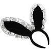 Rabbit ears Animal head clip Hair hoop Bunny girl sexy accessories COSPLAY beach party hair accessories view 3