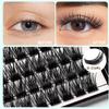 Bodermincer 8-10-12-14mm/10-12-14-16mm Mixed Lash Extension 132pcs D Curl Wispy Lash Cluster Individual Cluster Lashes (January-8-10-12-14mm Mixed) view 4