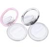 FRCOLOR 2sets Makeup Sponge Holder with Puff Portable Loose Powder Storage Case for Women Includes Empty Box for Travel and Organization view 1