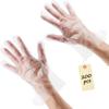 200 Pcs Paraffin Gloves for Hands - Lightweight, Disposable, Transparent, Leak-Proof, Universal Plastic Paraffin Wax Gloves for Hands - Soft, Easy to Use for Cooking, Eating, Cleaning, Hair Coloring view 1