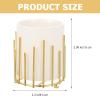 FOMIYES Iron Storage Box Makeup Brush Holder Desk Organizer Brush Makeup Holder view 2