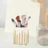 FOMIYES Iron Storage Box Makeup Brush Holder Desk Organizer Brush Makeup Holder view 3