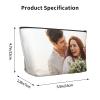 Adaptor Custom Personalized Toiletry Bag Case for Travel Beach, Design Your Picture Image Logo Photo Makeup Cosmetic Storage Bag Portable Make Up Pouch for Women Men view 2