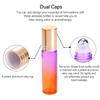 PrettyCare 24 Pack, 10 ml Essential Oil Roller Bottles with Stainless Steel Roller Ball - Refillable Leak-proof Empty Thick Rainbow Glass Roll on Bottles with Metal Caps for Travel, Perfume view 4
