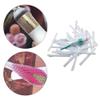 100 Pieces Expandable Makeup Brush Nets - Reusable Makeup Brush Meshes for Women and Girls Storing Cosmetic Brushes view 4