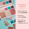 JOAH Beauty Flamingo Garden Cheek and Eyeshadow Palette, Highly Pigmented, Includes 5 Tropical Colored Eye Shadows, 2 Natural Blush Shades & 1 Pink Shimmer Highlighter, 1 Eye & Cheek Makeup Kit view 4