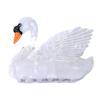 White Swan Hair Clips,Cellulose Acetate Hair Clips,Small Claw Clips for Girl,Hair Accessories,White view 1