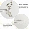 6 Pcs Silver Leaf Bride Hair Pins Crystal Rhinestone Hairpins Bridesmaids Bridal Hair Pieces Wedding Hair Clips Party Hair Accessories for Women and Girls view 2