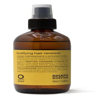 Sleekshop Comb + 0way BODIFYING HAIR RENEWER, Thickening Lotion for Thin Hair, Made in Italy, Biodynamic Ingredients (w Pin Comb) (5.4 oz)