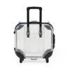 HBZGTLAD 10pcs false eyelashes packaging box pink luggage lashes suitcase mink lashes packing fluffy and curly case empty (C-white) view 1