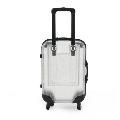 HBZGTLAD 10pcs false eyelashes packaging box pink luggage lashes suitcase mink lashes packing fluffy and curly case empty (A-white)