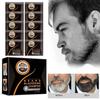 Natural Darkening Beard Shampoo, Beard Blackening Shampoo, Beard Shampoo, Beard Coloring for Men, Beard Coloring Men Beard Dye Shampoo, Beard Color Shampoo (2Box/20Pcs) view 2
