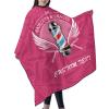 Custom Barber Cape Hairdresser Cape, Add Your Photo Text Logo Personalized Barbershop Salon Cape for Men, Customized Hair Cutting Cape for Home Salon Barbershop view 2