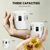 Airless Pump Jars Empty Refillable Cosmetic Air Pump Jars Bottles Airless Travel Lotion Containers With Lid for Skincare Cream (15ML/30ML/50ML,4pcs) view 3
