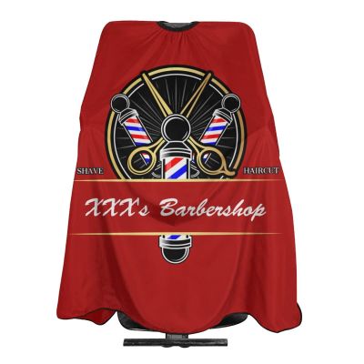 MLIANCEN Custom Barber Cape Hairdresser Cape, Add Your Photo Text Logo Personalized Barber Beuaty Salon Cape for Men, Customized Hair Cutting Cape for Home Salon Barbershop