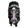 Custom Barber Cape Hairdresser Cape, Add Your Photo Text Logo Personalized Barber Salon Cape for Men, Customized Hair Cutting Cape for Home Salon Barbershop view 3
