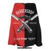 Custom Barber Cape Hairdresser Cape, Add Your Photo Text Logo Personalized Red Salon Cape for Men, Customized Hair Cutting Cape for Home Salon Barbershop view 1
