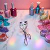 1PC Eyelash Curler, Colorful Eyelashes Curler Tweezer Curling Clip Women Big Eye Beauty Makeup Tool Multicolor Natural Curling Eye Lashes for Long Lasting, Radom Coor view 3