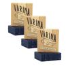 Varina Organic Activated Charcoal Bar Soap - Gentle Cleansing for Sensitive Skin, Unscented - 3 Pack - Experience Healthy and Glowing Skin view 1