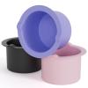 Silicone Wax Warmer Liner 14oz Pot Liner for Waxing Replacement Microwave Easy to Clean Reusable 3pcs Non-Stick Wax Silicone Bowl Diameter 9cm view 1