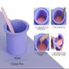 Silicone Wax Warmer Liner 14oz Pot Liner for Waxing Replacement Microwave Easy to Clean Reusable 3pcs Non-Stick Wax Silicone Bowl Diameter 9cm view 3