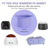 Silicone Wax Warmer Liner 14oz Pot Liner for Waxing Replacement Microwave Easy to Clean Reusable 3pcs Non-Stick Wax Silicone Bowl Diameter 9cm view 4