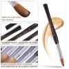 Acrylic Nail Brush, Pure Handmade Oval Shape (Size #8/10/12/14/16/18/20) Kolinsky Nail Art Brushes for Acrylic Application Nail Extension, Professional Nail Art Brush Manicure for Women (14#) view 4