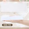 2000 Pcs 3'' x 8'' Non Woven Wax Strips for Hair Removal, Large Body and Facial Wax Strips Epilating Cloth for Leg Beauty Women Men Arms, White view 3