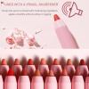 Gireatick 12 Colors High Pigmented Smooth Lip Liner Set, Long Lasting Fade Resistant Lip Pencil, Smudge-proof & Waterproof Red Nude Matte Velvet Lipstick Pen, Professional Lip Liner Set view 4