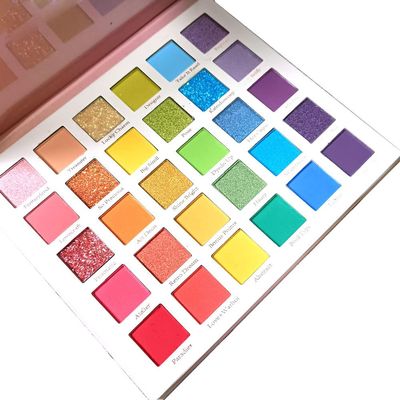 ICYCHEER 30 Colors Makeup Eyeshadow Palette Shimmer Matte Eye Shadow Full Colorful Red Green Blue Cosmetics Makeup Gifts