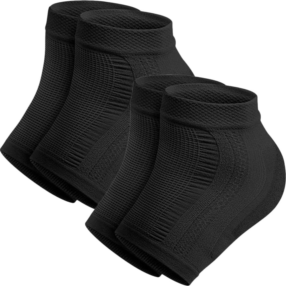 FRCOLOR Gel Heel Sleeves Moisturizing Socks for Cracked Heels Foot Care Cover for Dry Feet Pain Relief Suitable for Men and Women