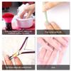 8 Pieces Cuticle Trimmer Stainless Steel Cuticle Nippers Pointed Blade Dead Skin Cutter Clipper Remover Scissors Manicure Tools for Fingernails and Toenails(Vivid Color) view 3